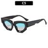 European And American Fashion New Cat Eye Sunglasses Retro Trend Versatile Men'S And Women'S Casual Sunglasses Uv-Proof Glasses