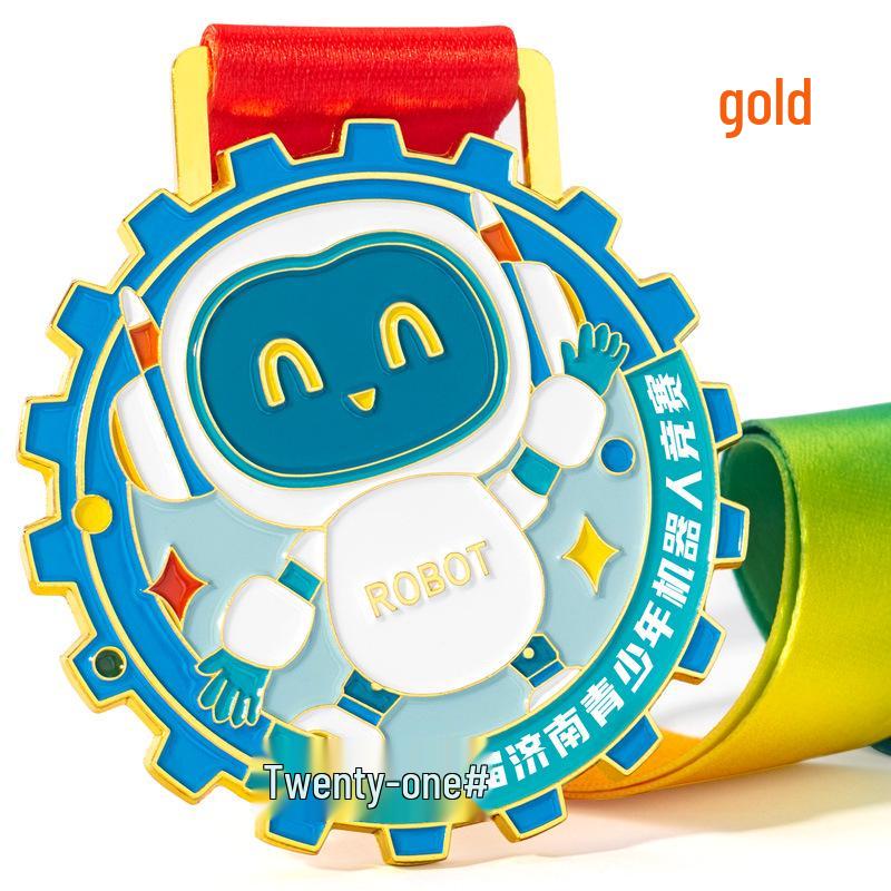 Custom Youth Robotics Award Medal for Drone Competition