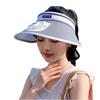 Summer Sun Protection Hat With Fan And Wide Brim For Outdoor Activities