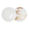 Hasami Ware Juzan Kiln Porcelain Mamezara Mini Soy Sauce Plate Cloud and Gold Design 14x8cm Kyoritsu Toki Made in Japan