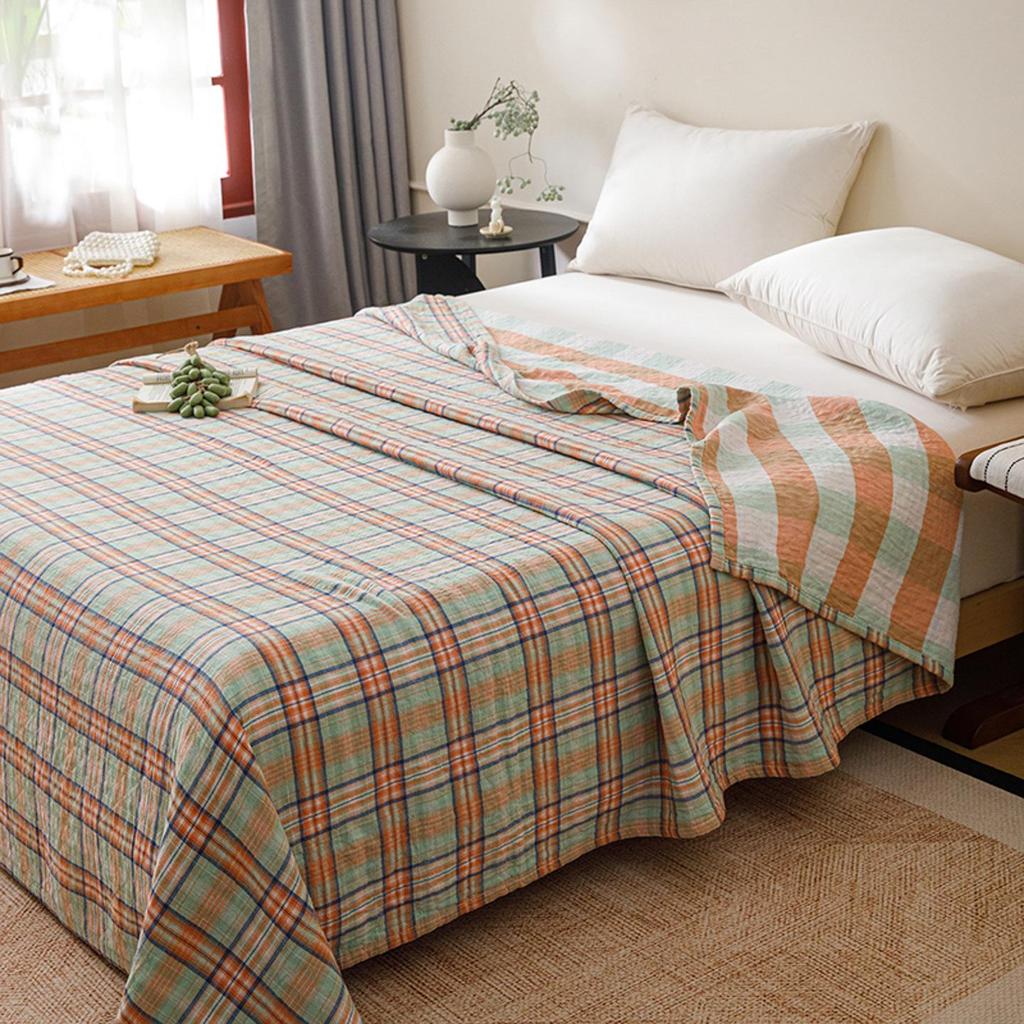Spring & Summer 100% Cotton Triple-Layer Gauze Cooling Quilt for Home and Office