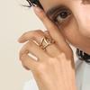 Light Luxury High-end 18k Ring Does Not Fade Jewelry Women