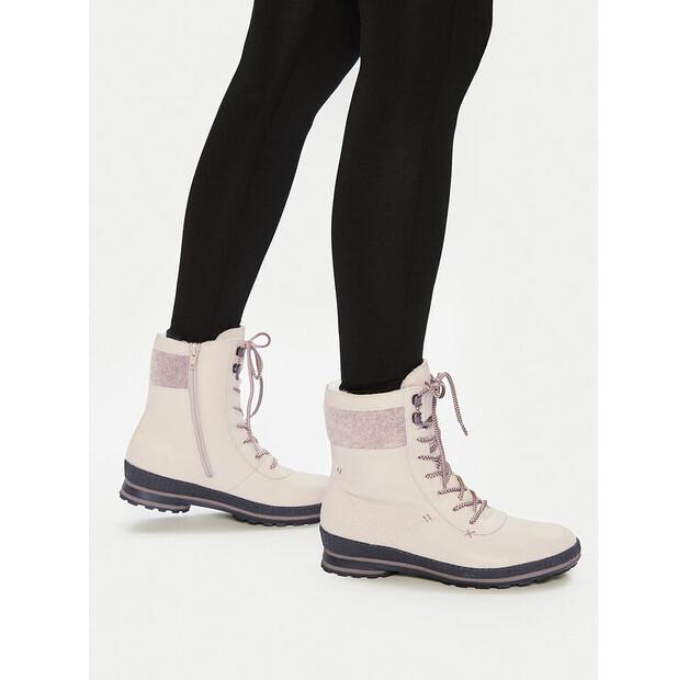 Rieker Z2405-60 Beige Ankle Boots