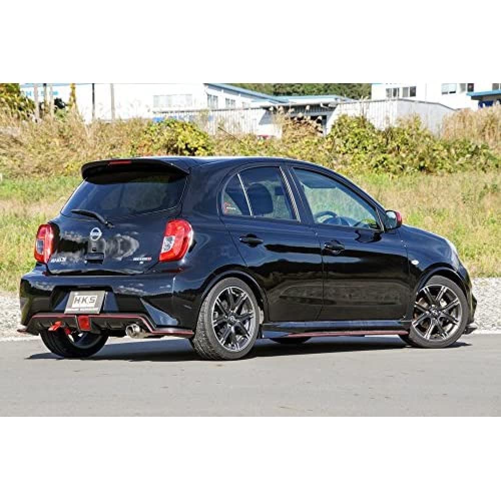 HKS Automotive Sports Muffler Silent High Power Nissan March NISMO S K13 Modified Vehicle Inspection Compatible Intake and Exhaust System Parts