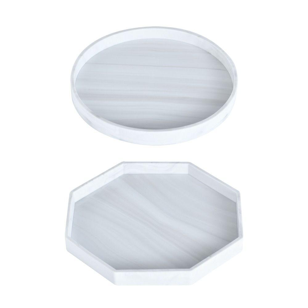 Creative Bathroom Shelf Simple Jewelry Display Plate Desktop Ornament Storage Tray  Cosmetics