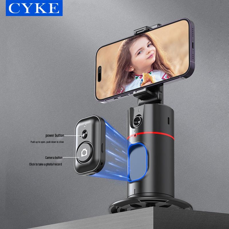 CYKE AI Face Tracking Gimbal Tripod: Smart Phone Holder for Live Streaming and Photos