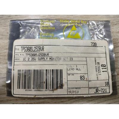 TPS3809J25DBVR Processor Supervisor 2.25V 1 Active Low/Push-Pull 3Pin SOT-23