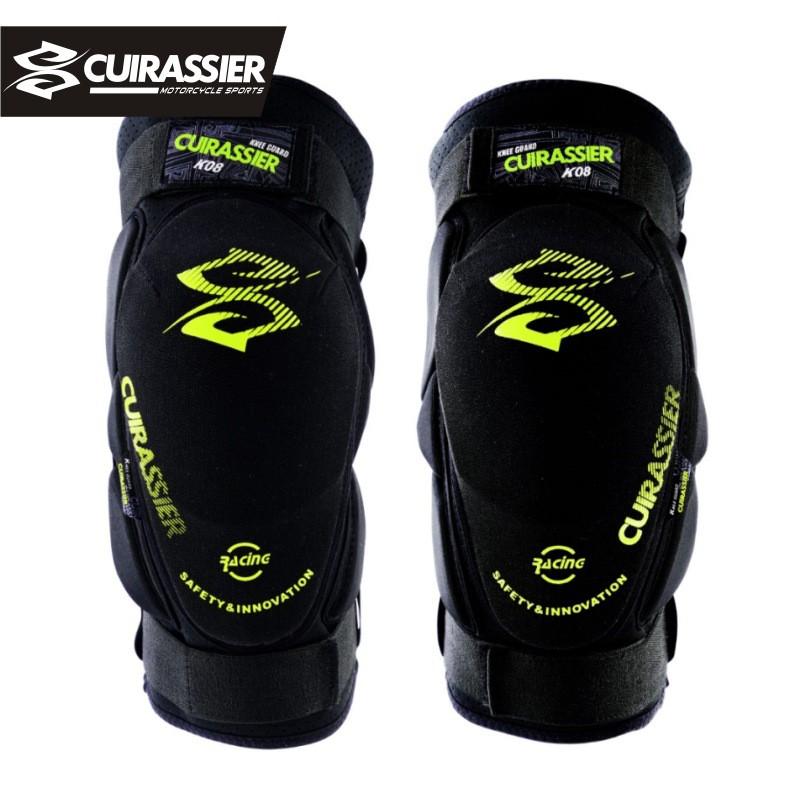 Motorcycle Knee Guards Off-Road ATV Dirt Bike Riding Protective Gear With Anti-Slip Silicone Strips