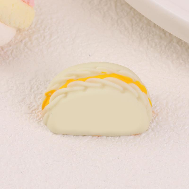 Lace Macaron Resin Ornaments: DIY Phone Case & Keychain Pendants 30*16mm