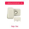 1 Pair Beige Car Side Sun Visor Clip Bracket Trim For BMW Mini R55 R56 R60 07-14