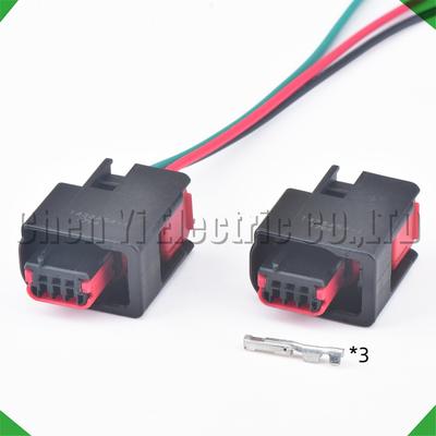 3 Pin Automobile Waterproof Connector 4x4 Traction Control Hall Sensor Plug Wire Harness 1438454-1 For VW Amarok