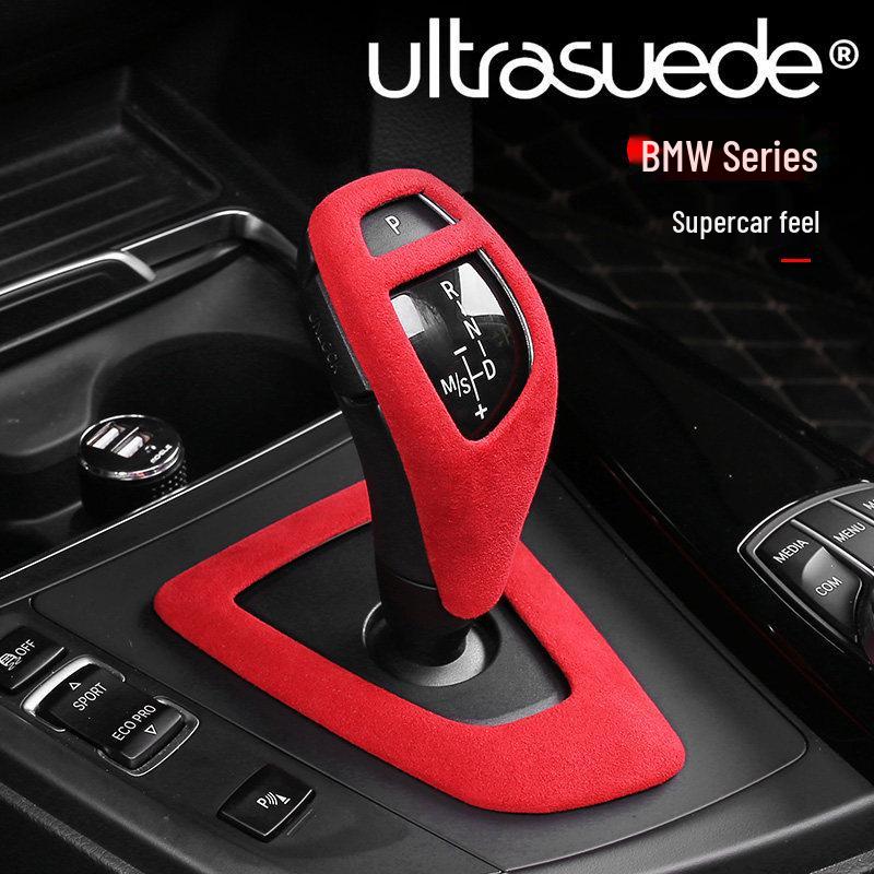 Suede Gear Shift Knob Cover for BMW 3 & 5 Series E60 Interior Upgrade
