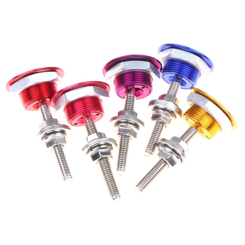 1Pcs 30/32Mm Car Push Button Bonnet Hood Pin Quick Release Latch Lock Clip Kit Aluminum Engine Exterior Parts Universal