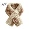 Warm Windproof Headwear Women Spotted Deer Hat Faux Fur Bucket Hat Winter Scarf Cute Print Soft Cozy Furry Fisherman for Girls Autumn Accessory
