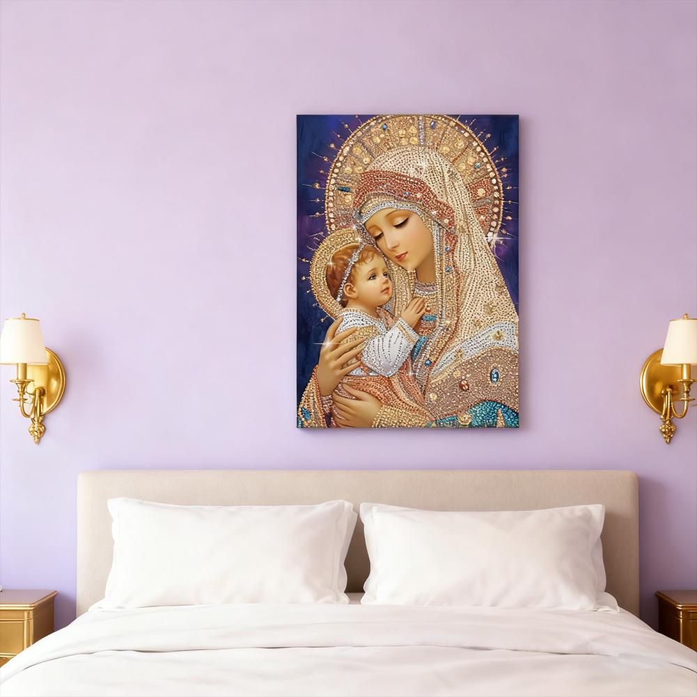 5D Diamond Art Painting Kits For Adults,religious Themes Special Shape Crystal Diamond Partial HandmadeKits For Home Decor Art G