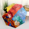 1 PC Automatic Folding Umbrella - Dragon Ball Super Pattern Portable Foldable Design With 8 Ribs Christmas Birthday Gifts