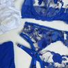 Embroidered Patchwork Lace Straps For Fun Lingerie Set Underwear