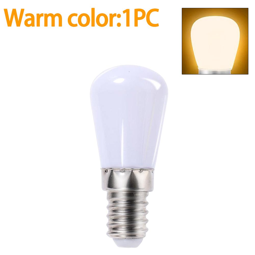 

220V E14 LED Bulb 0.8W Mini Lamp Replace Home Kitchen Refrigerator Display Cabinet Lights Sewing Machine Lamps White Warm Color 0.8W&No