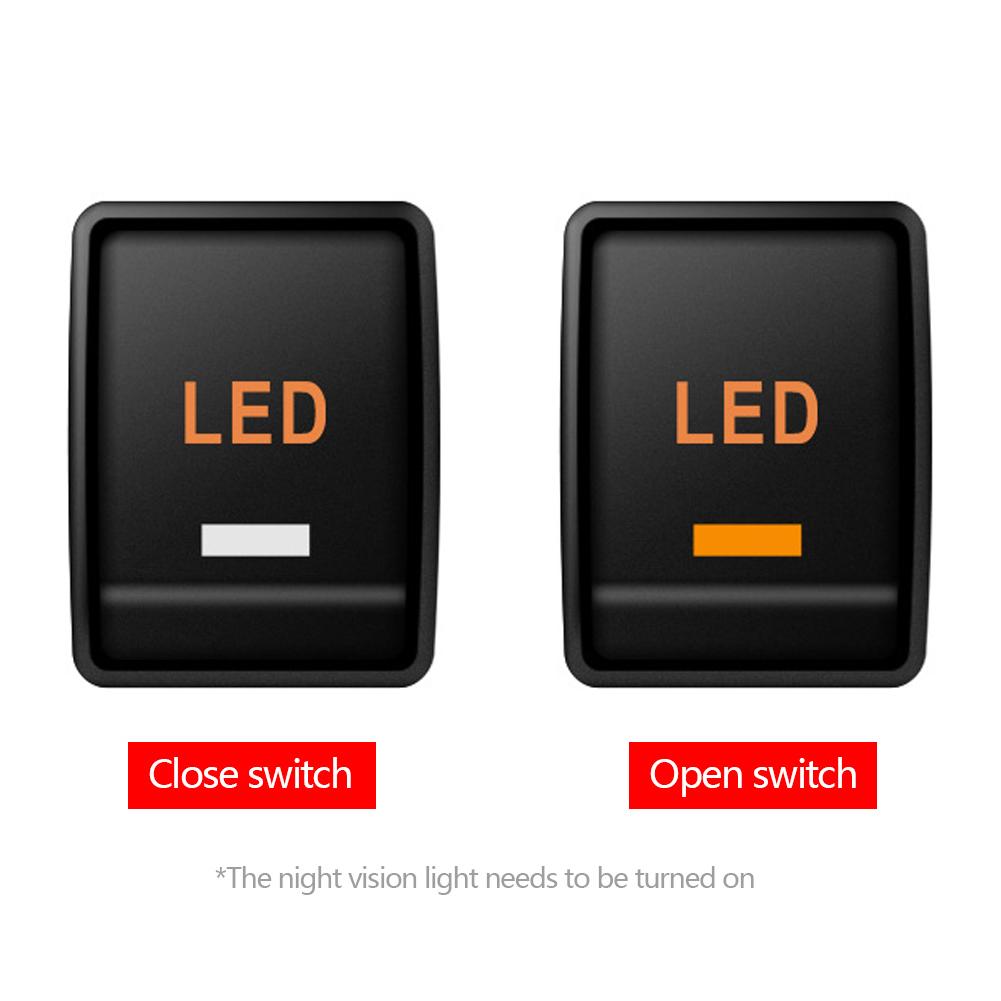 1PC fan Rearview mirror folding After Fog Light Driving recorder radar Front Fog Light Switch Button For Nissan X-TRAIL 14-20
