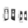 For Mazda CX-9 2016 Carbon Fiber Car Gear Shift Window Lift Air Outlet Steer Wheel Panel Trim Stickers Interior Accessories
