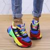 Women's Sneakers Fashion Platform Shoes 2025 New Casual Shoes for Women Lace Up Tennis Shoe Comfort Running Shoes Zapatos Mujer