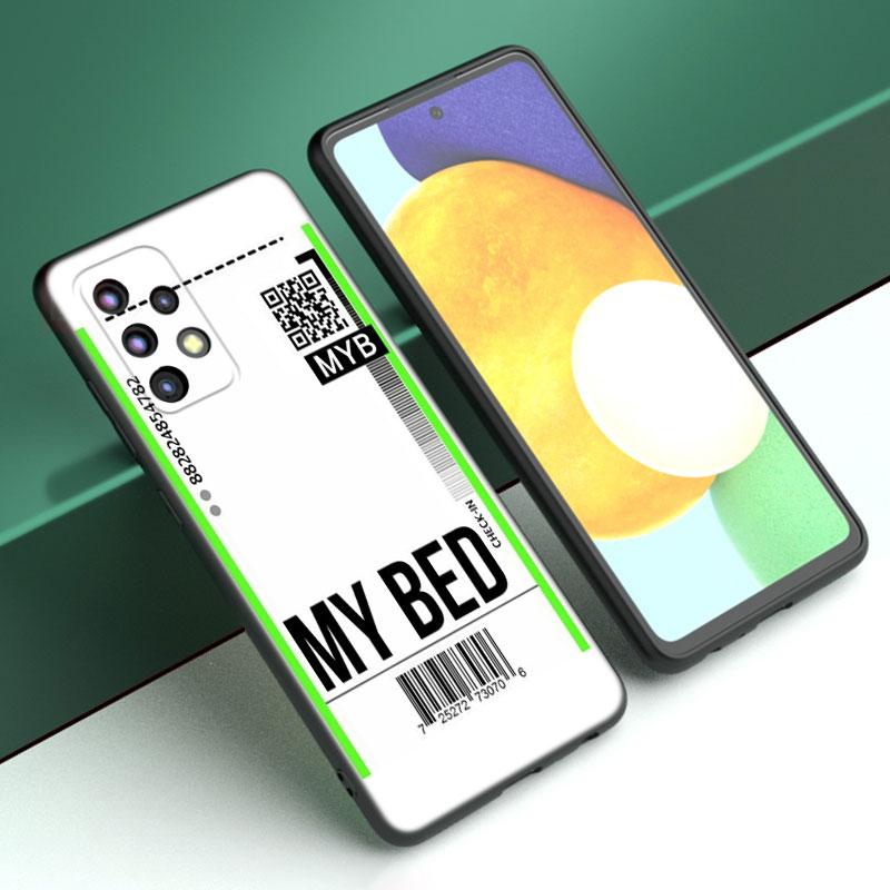 Travel Ticket Label Paris Phone Case For Samsung A21 A30 A50 A52 S A13 A22 A23 A32 A53 A73 5G A11 A12 A31 A33 A51 A70 A71 A72