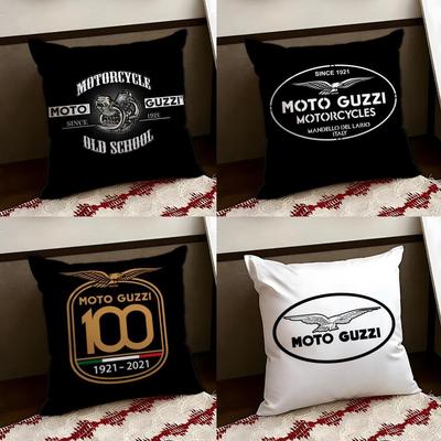 MMoto GGuzzi Cushion Cover Reversible Soft Durable Pillow Cover Home Car MultiScene Use for Daily Comfort