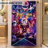 Beach TowelThe Amazing Digital Circus Custom Name Text Personalized Soft Towel for Beach Pool Indoor Home Decor Gift