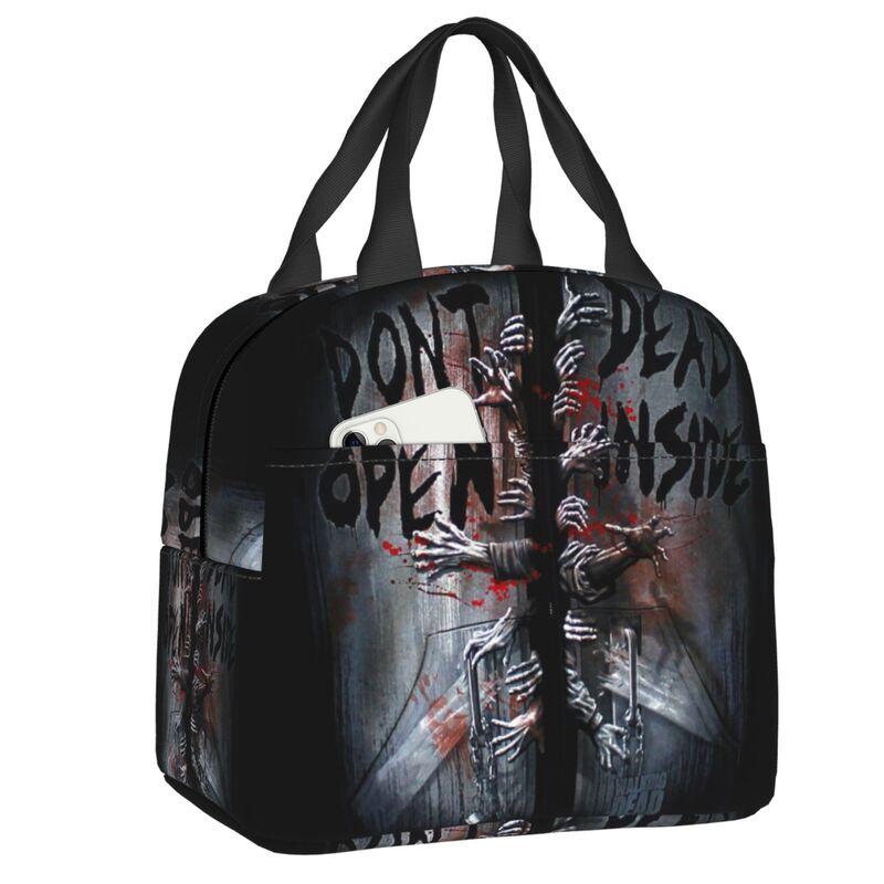 Horror Zombie TV Show The Walking Dead The Walking Dead Thermal Insulated Lunch Bags Lunch for School Children Storage Food Box Lunch Bag