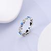 New Style 925 Silver Fashion Shining Zircon Ring Shiny Stone Simple Trendy Rings For Women Popular Wedding Jewelry Gift