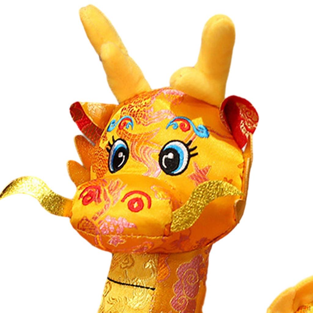 Chinese Dragon Plush Doll Toy Stuffed Animal for Office Bed Party Living