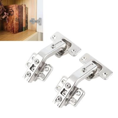 2PCS Full Overlay 135 Degree Hinge 3D Adjustable Clip-On Design Folded Door Hinge Concealed Hardware Lazy Susan Hinges