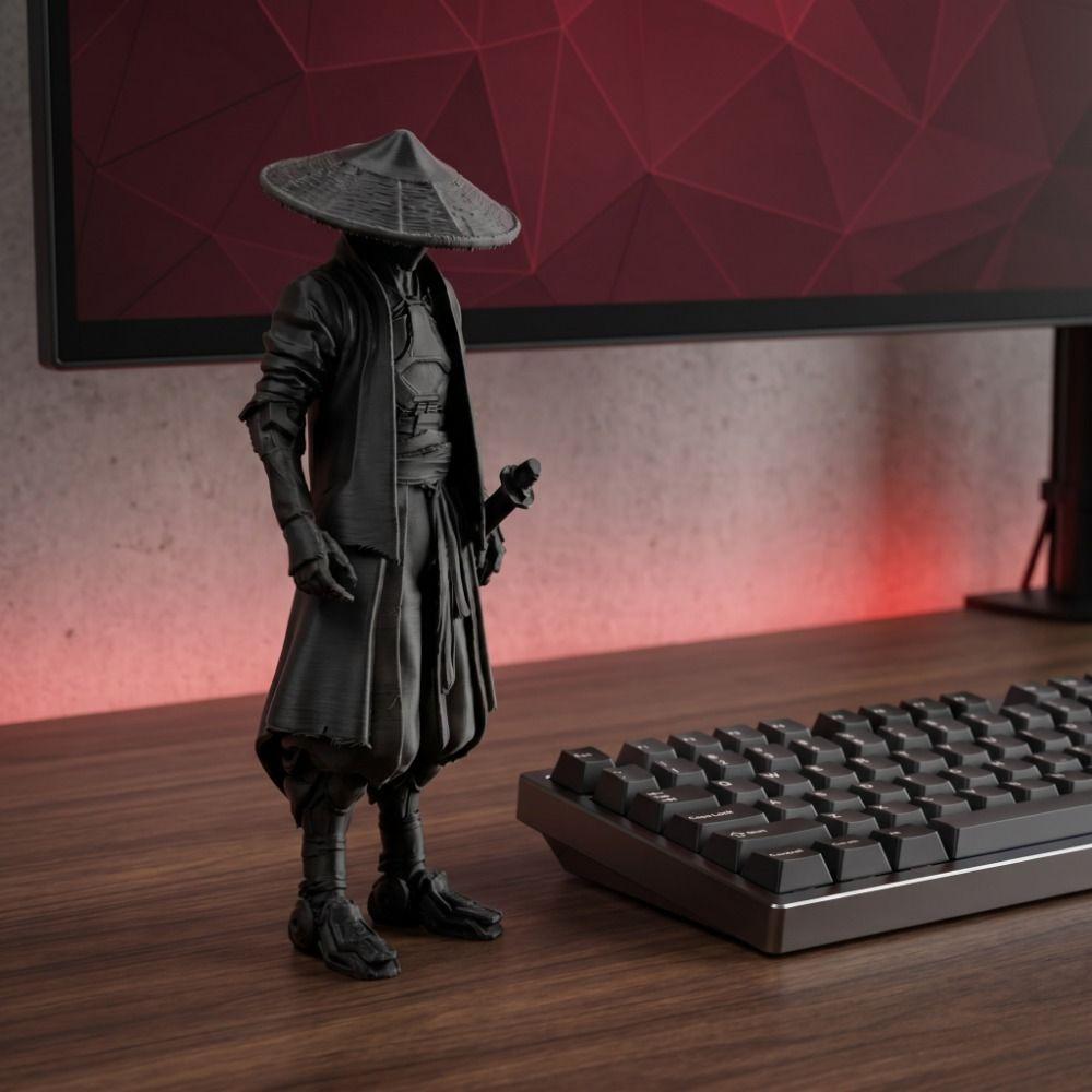 Decorative Model 3D Printed Warrior Ornament Creative Samurai Ornaments Desk Decoration Gift