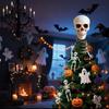 Gothic Spring Skulls Tree Top Decoration With Halloween Party Decoration And Festive Desktop Decoration
