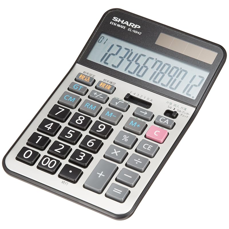 Sharp Business Calculator, Nice Size Type EL-N942-X