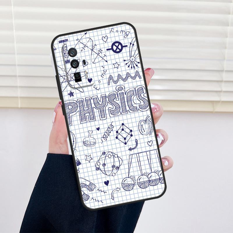 Physics Math Formula Equation Cover For Xiaomi 14T Pro 11T 12T 13T 13 14 15 Ultra POCO X6 X7 Pro X3 X5 F5 F6 M6 Pro Case