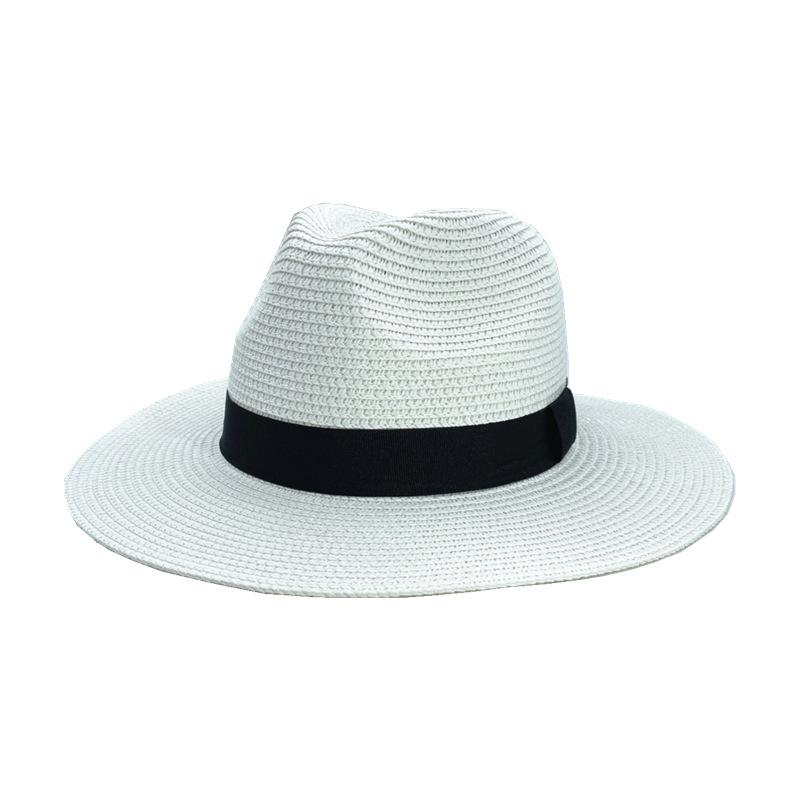Panama Straw Hat, Men's and Women's Top Hats, Summer Shade, Beach Brim Sun Hats