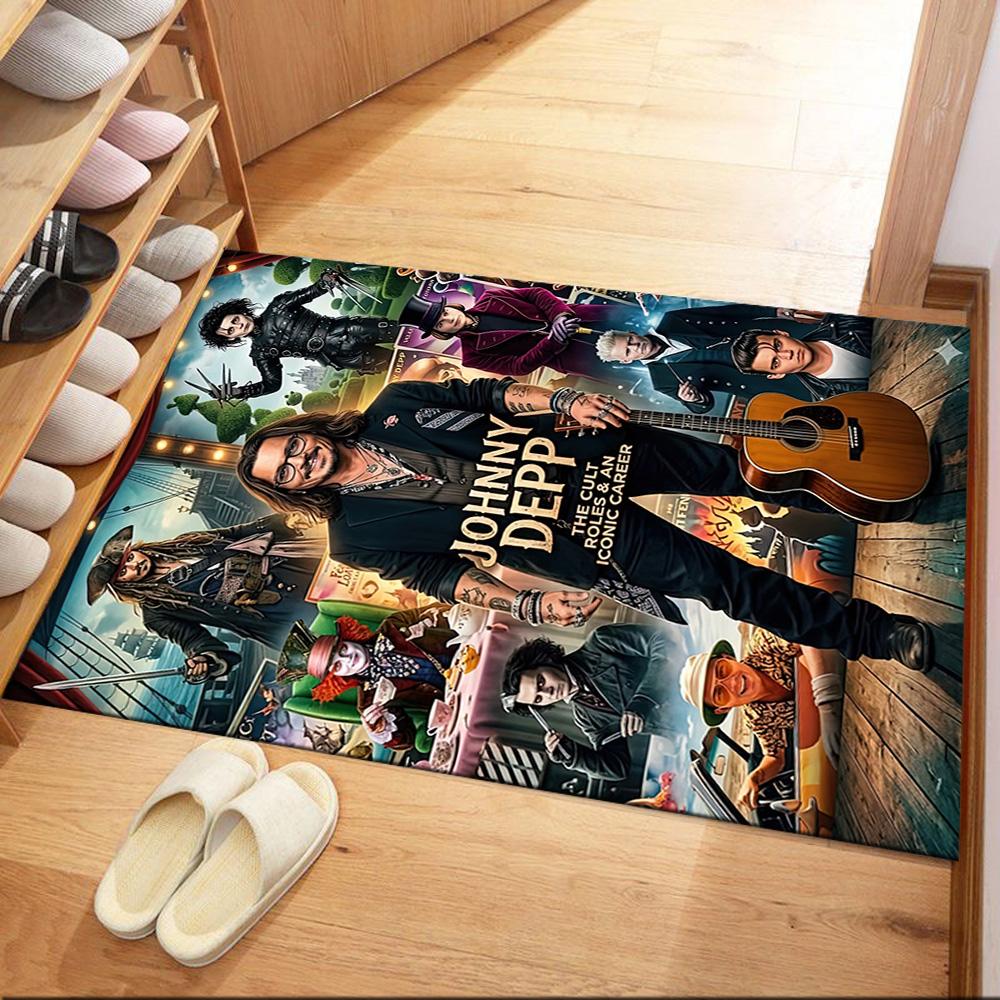 Michael Jackson 77 Floor Rug Office Rug Suitable for Dining Room Study room Kitchen Foyer Anti-slip Rug Anime Office Decor