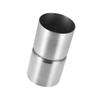 ACROPIX Car Exhaust Pipe Connector Reducer Adapter 63mm ID-63mm Inner Diameter Stainless Steel Silver Tone 1pcs