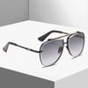 Retro Toad Glasses Sunglasses Men'S Trendy Large Frame Double Beam Sunglasses Men'S Sunglasses