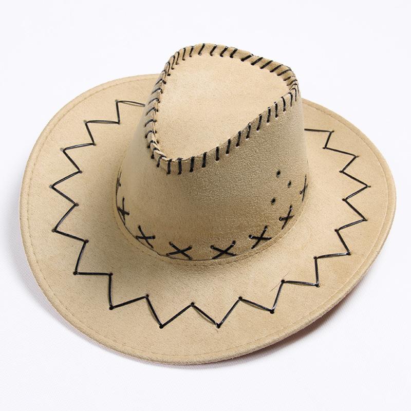 Summer Western Cowboy Hat Women Casual Sun Protection Hat Street Retro Face Showing Little Knight Hat Sun Protection Travel