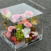 Прозора акрилова квіткова коробка для троянд, для виставкових робіт та засушених квітів - Ідеальний подарунок на день народження або DIY-проект
