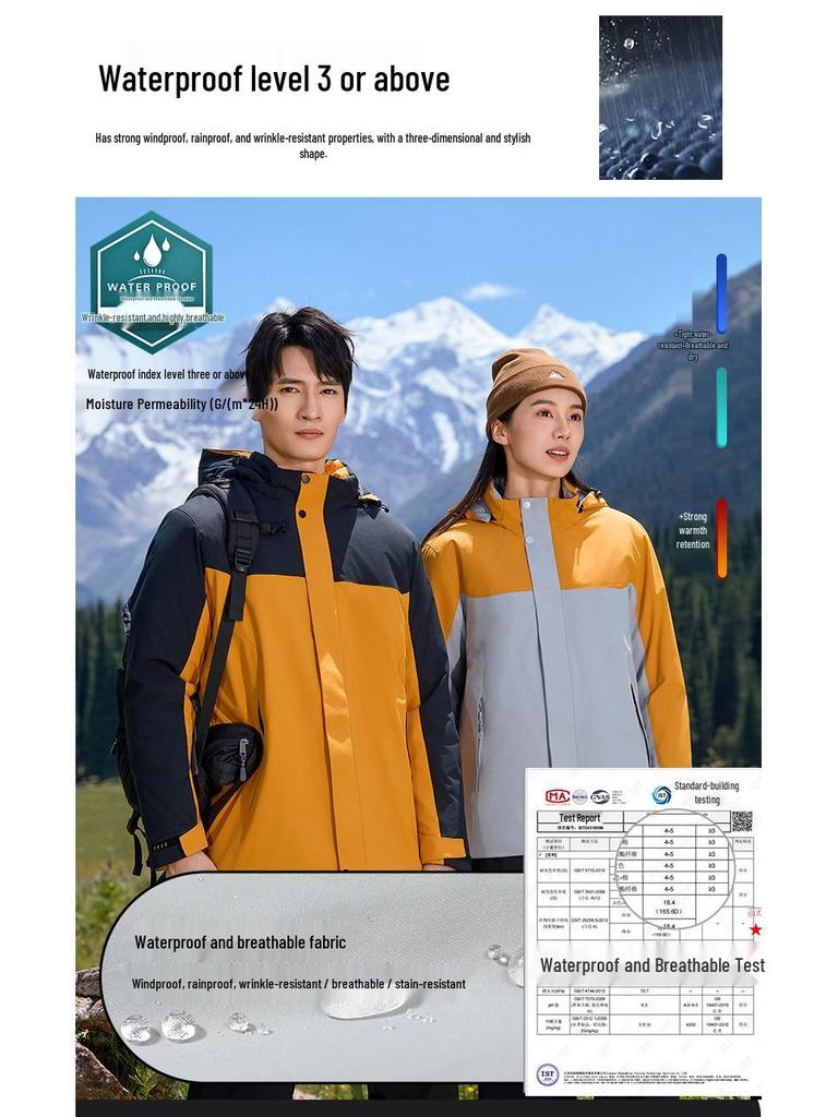 Custom Graphene-Enhanced Waterproof Breathable Lightweight Wear-Resistant Mountaineering Jacket