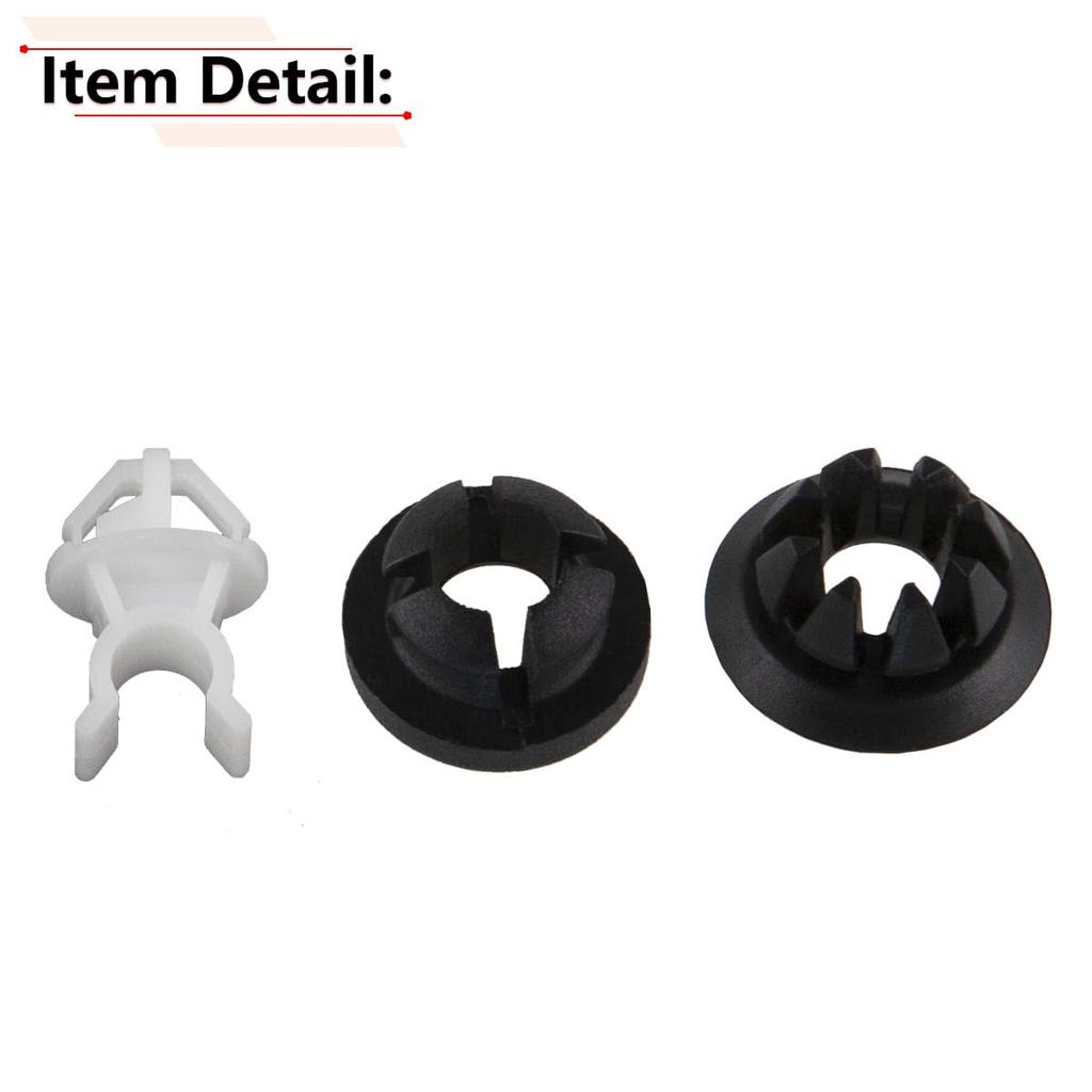3PCS Hood Support Prop Rod Clip Grommet | Compatible with Honda Accord Odyssey Prelude S2000 Acura RDX TSX