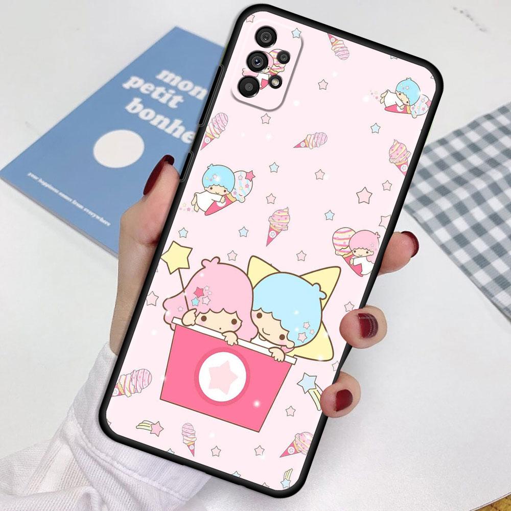 Kryt LittleTwinStars Pro Samsung Galaxy A52 A12 A51 A32 A21s A71 A32 5G A12 A22 A53 A31 A13 A72 A02s A41 A03 A04 Kryt na telefon