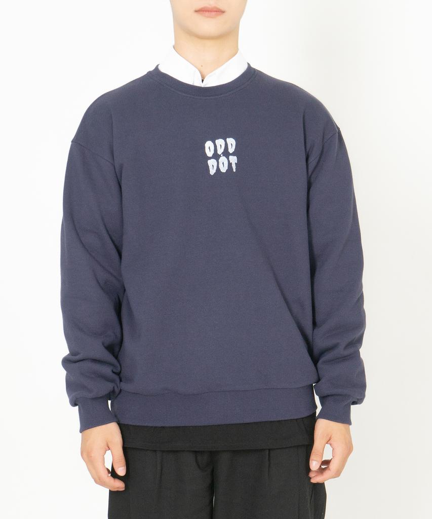 ODD DOT Big Logo Sweatshirt_Navy