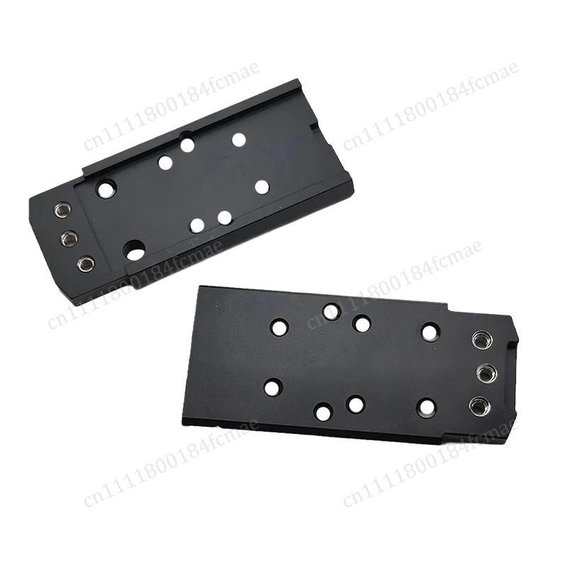 2026 Tactical CNC Metal P320 M17 M18 Rear Sight Mount Plate Base Fit For S g Rm S o Universal Red Dot Sight Accessories2
