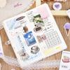 4 Sheets Cartoon Diary Decorative Materials Paper Cute Handwritten Sticker