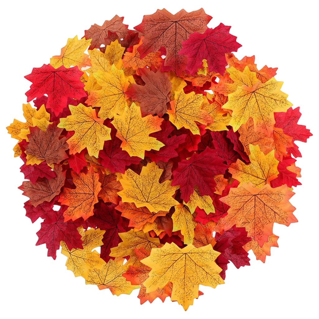 Simulated Maple Leaf Decoration Garland  Fall Leaves Small Fall Leaves Fall Maple Leaves