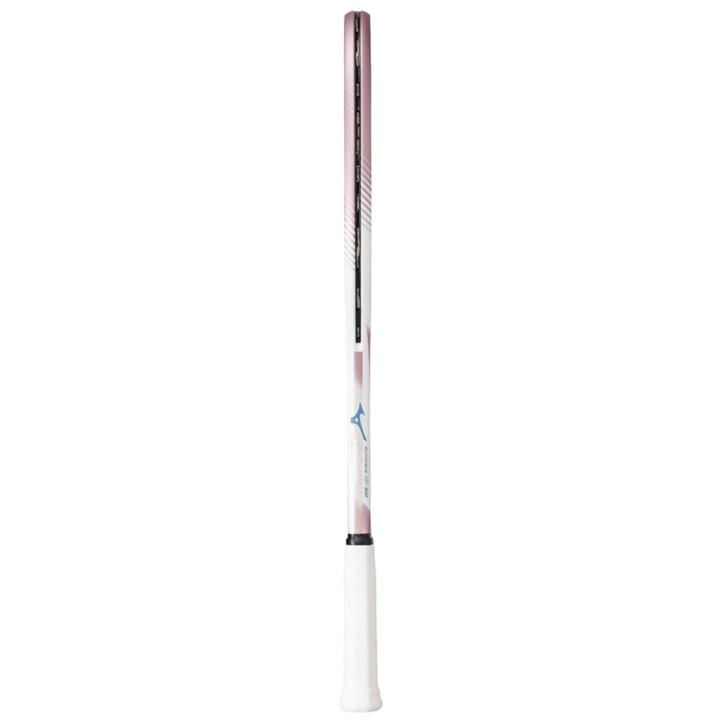 MIZUNO Deeforce Tennis Racket for Soft 00X Size VS-50 Tennis, White/Pink Gold, 63JTN647,